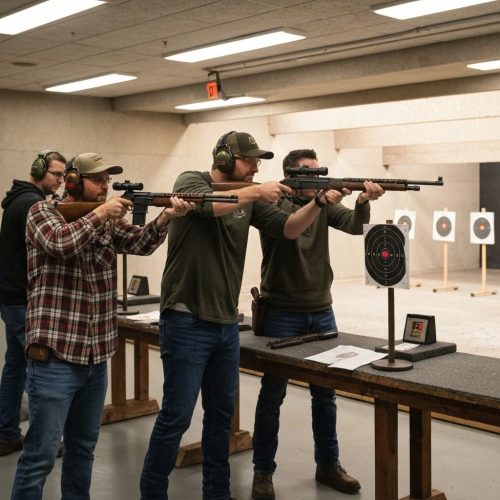 men-shooting-guns-at-shooting-range